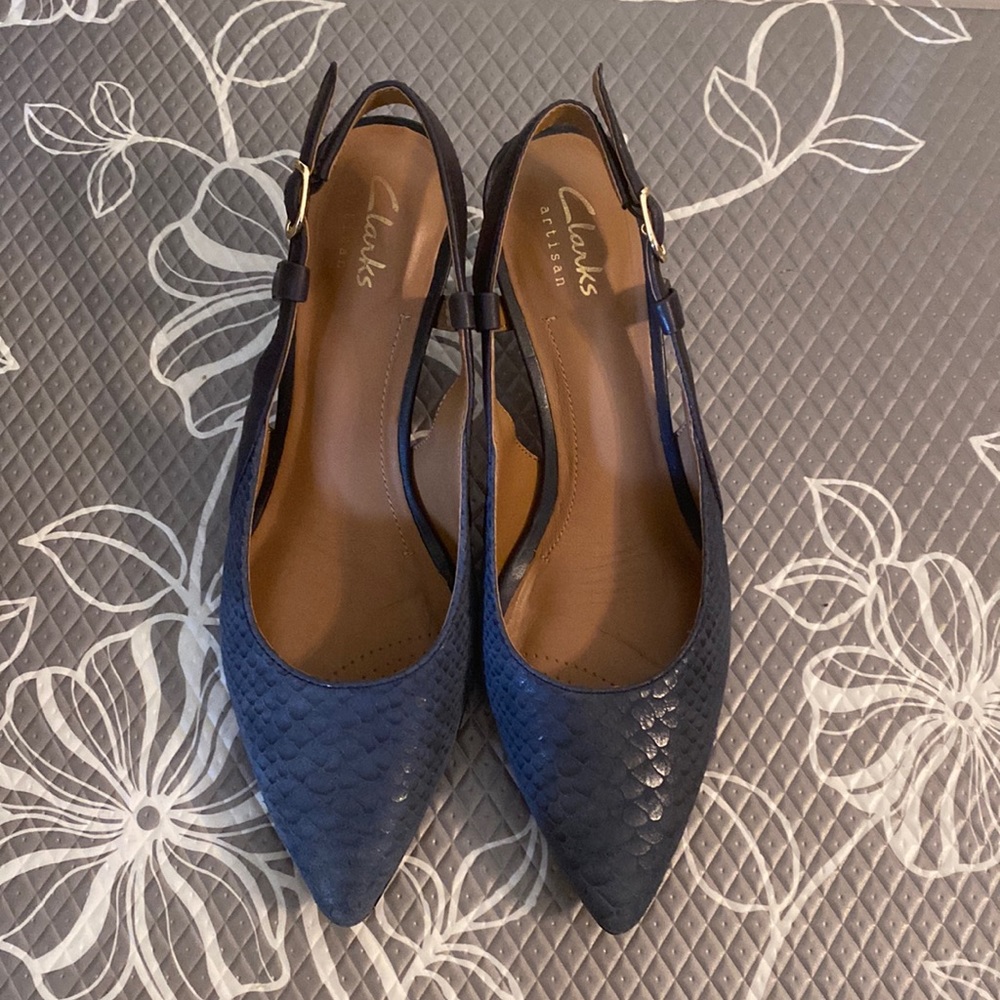 Clarks, slingback, moving soon to clear the closet